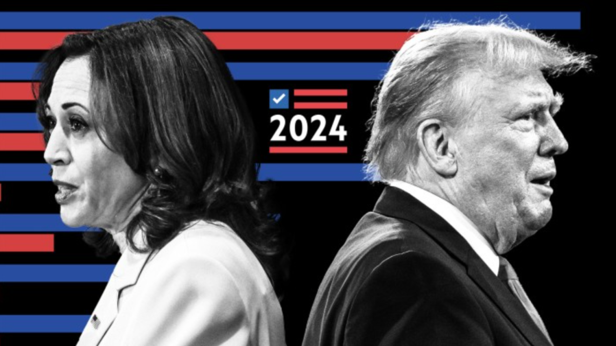 The two presidential candidates; getting ready to face off in the 2024 election on November 5th, 2024. Photo Courtesy of Eva Xiao and Oliver Roeder 